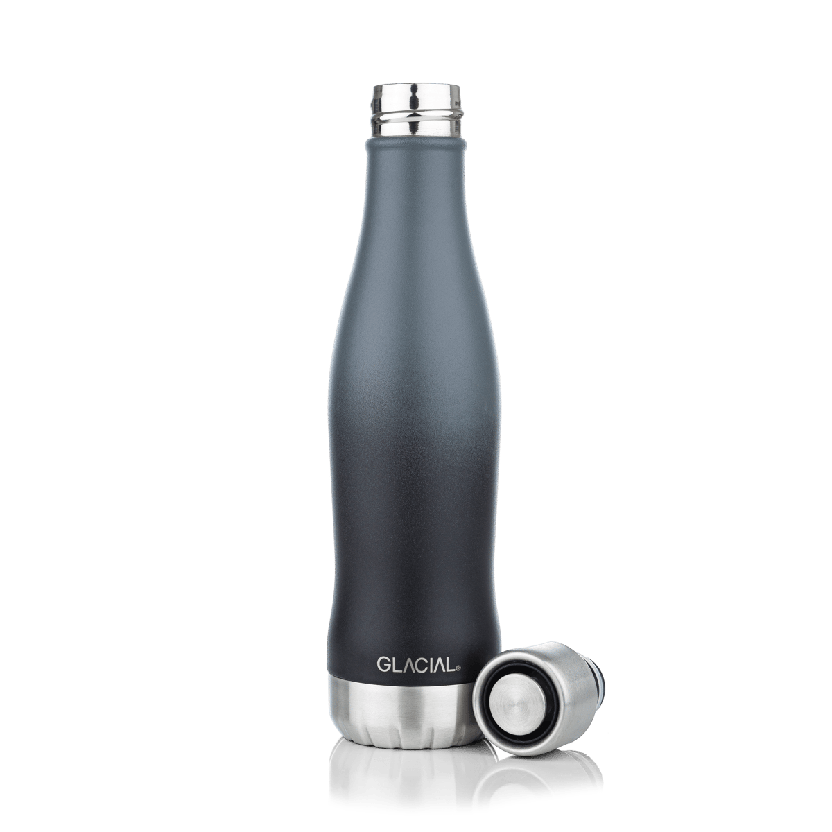 Glacial Glacial Wasserflasche active 400 ml Gray fade