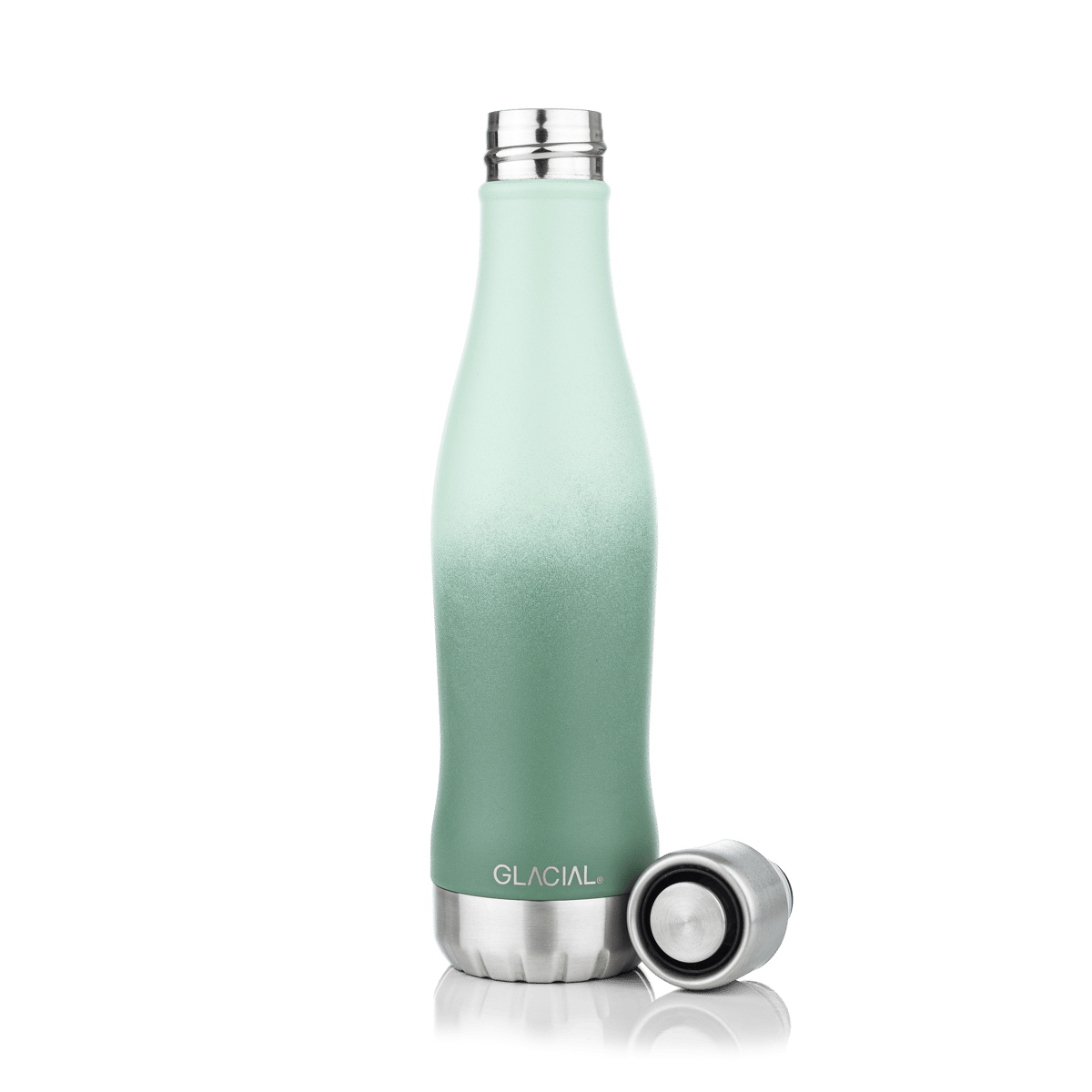 Glacial Glacial Wasserflasche active 400 ml Green fade