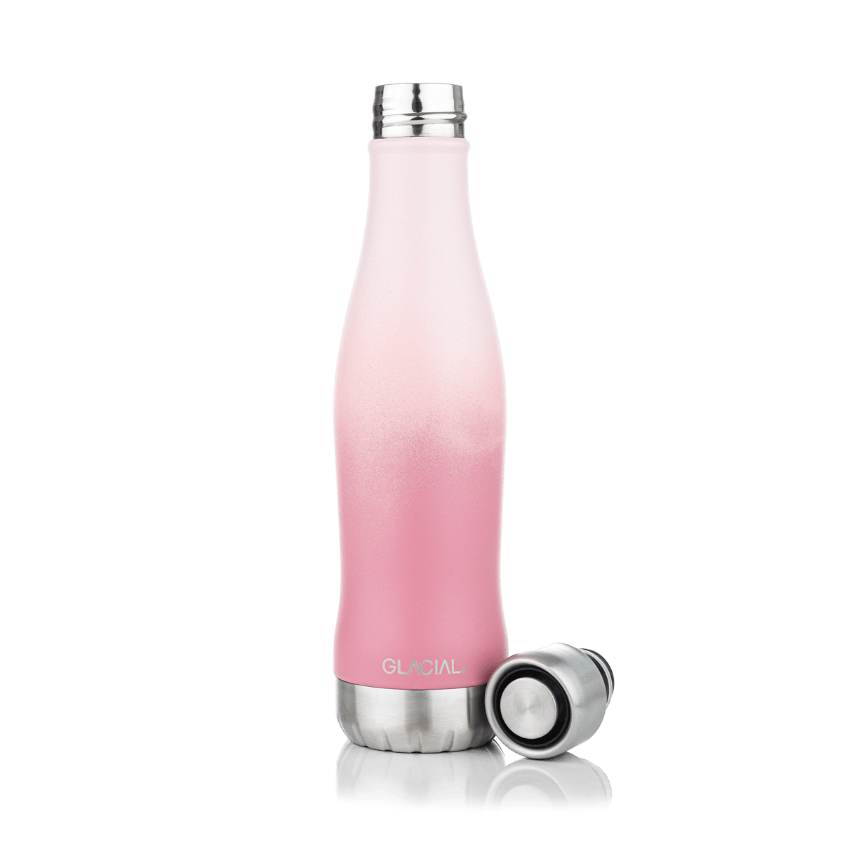 Glacial Glacial Wasserflasche active 400 ml Pink fade