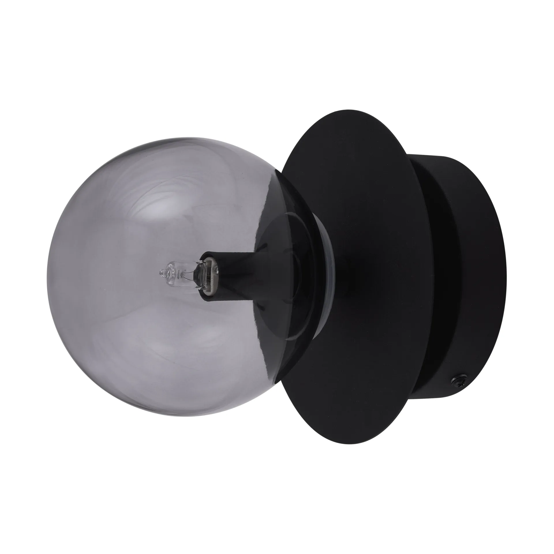 Art Deco Deckenleuchte, Schwarz-Rauch Globen Lighting