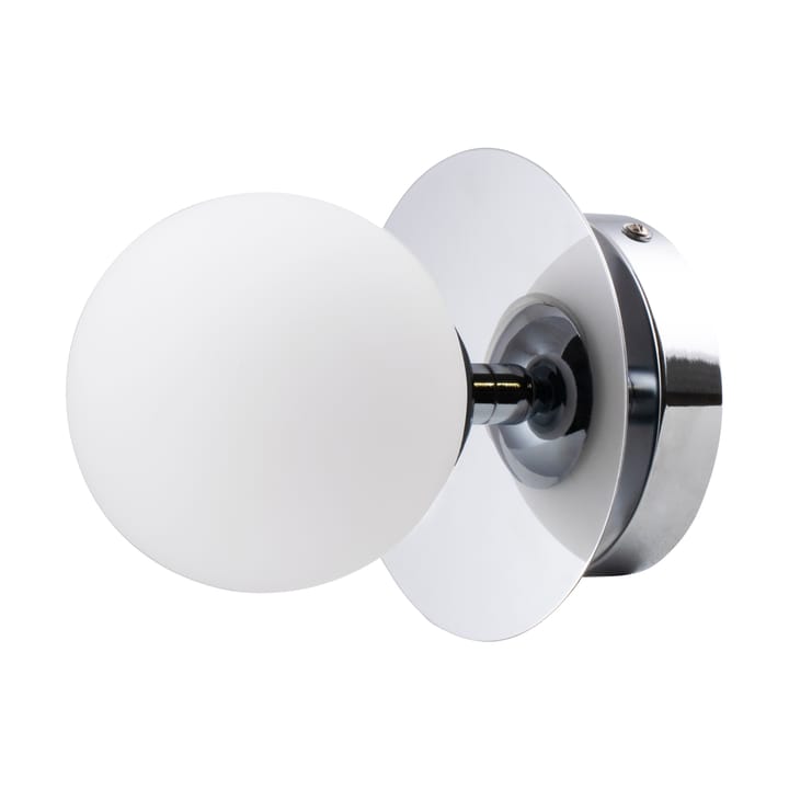 Art Deco IP44 Wandleuchte/Deckenleuchte - Chrom-Weiß - Globen Lighting