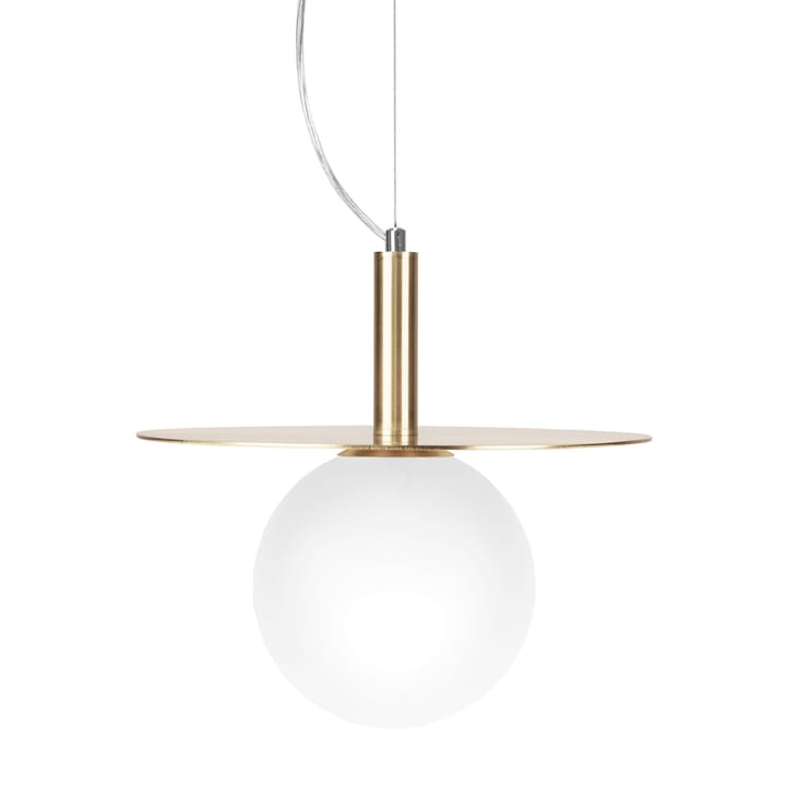 Art Deco Pendelleuchte - Messing-Opalglas - Globen Lighting