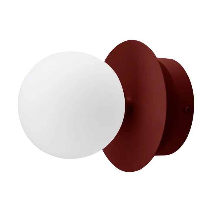 Art-Déco-Wandleuchte, Deckenleuchte - Rot-Weiß - Globen Lighting
