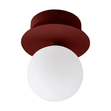 Art-Déco-Wandleuchte, Deckenleuchte - Rot-Weiß - Globen Lighting