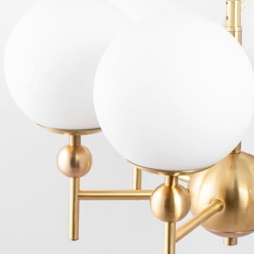 Astrid Pendel - Messing/weiß, 8 Lampen - Globen Lighting