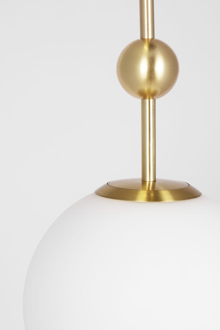 Astrid Pendelleuchte mini Ø20cm, Messing gebürstet-weiß Globen Lighting
