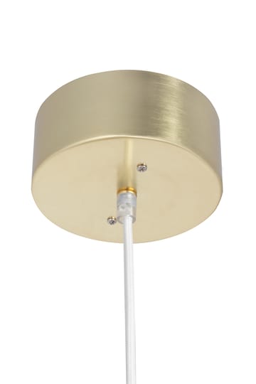 Astrid Pendelleuchte mini Ø20cm - Messing gebürstet-weiß - Globen Lighting