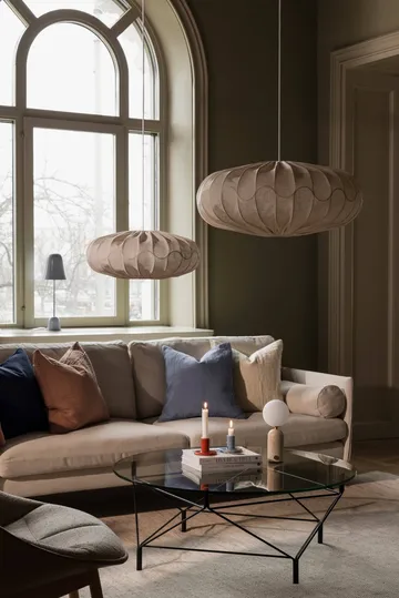 Bladverk Lampenschirm Ø70 cm - Beige - Globen Lighting