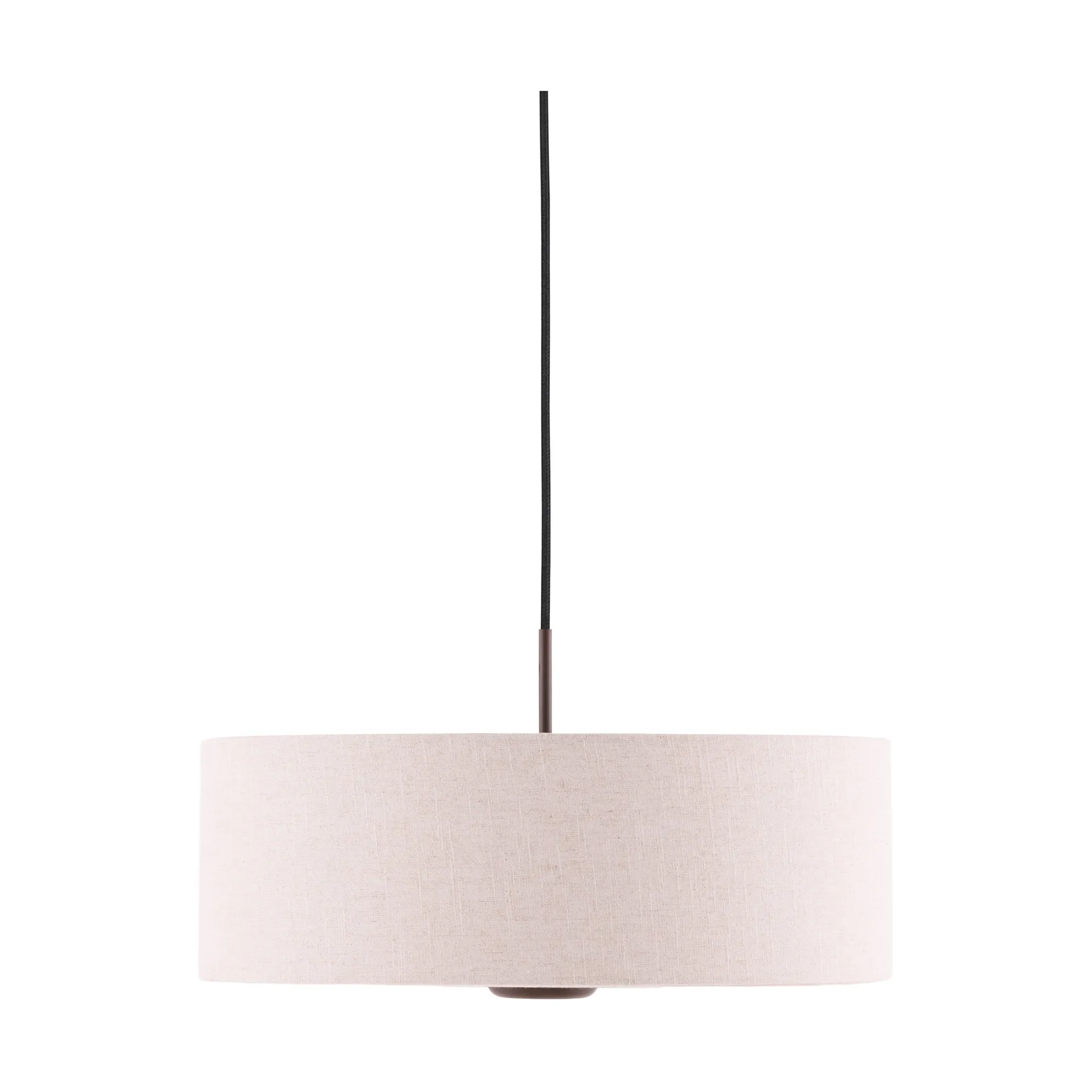 Bosco Pendelleuchte, Beige, braun gebeizte Eiche, Ø55 cm Globen Lighting