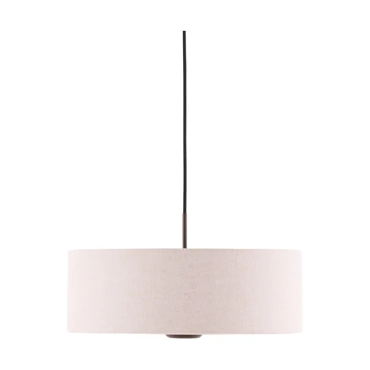 Bosco Pendelleuchte - Beige, braun gebeizte Eiche, Ø55 cm - Globen Lighting