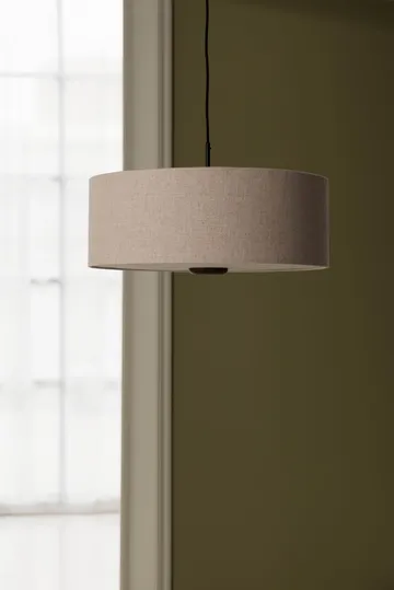 Bosco Pendelleuchte - Beige, braun gebeizte Eiche, Ø55 cm - Globen Lighting