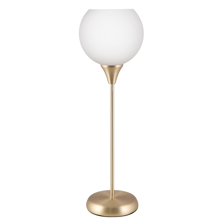 Bowl Tischleuchte Opalglas - Messing gebürstet - Globen Lighting