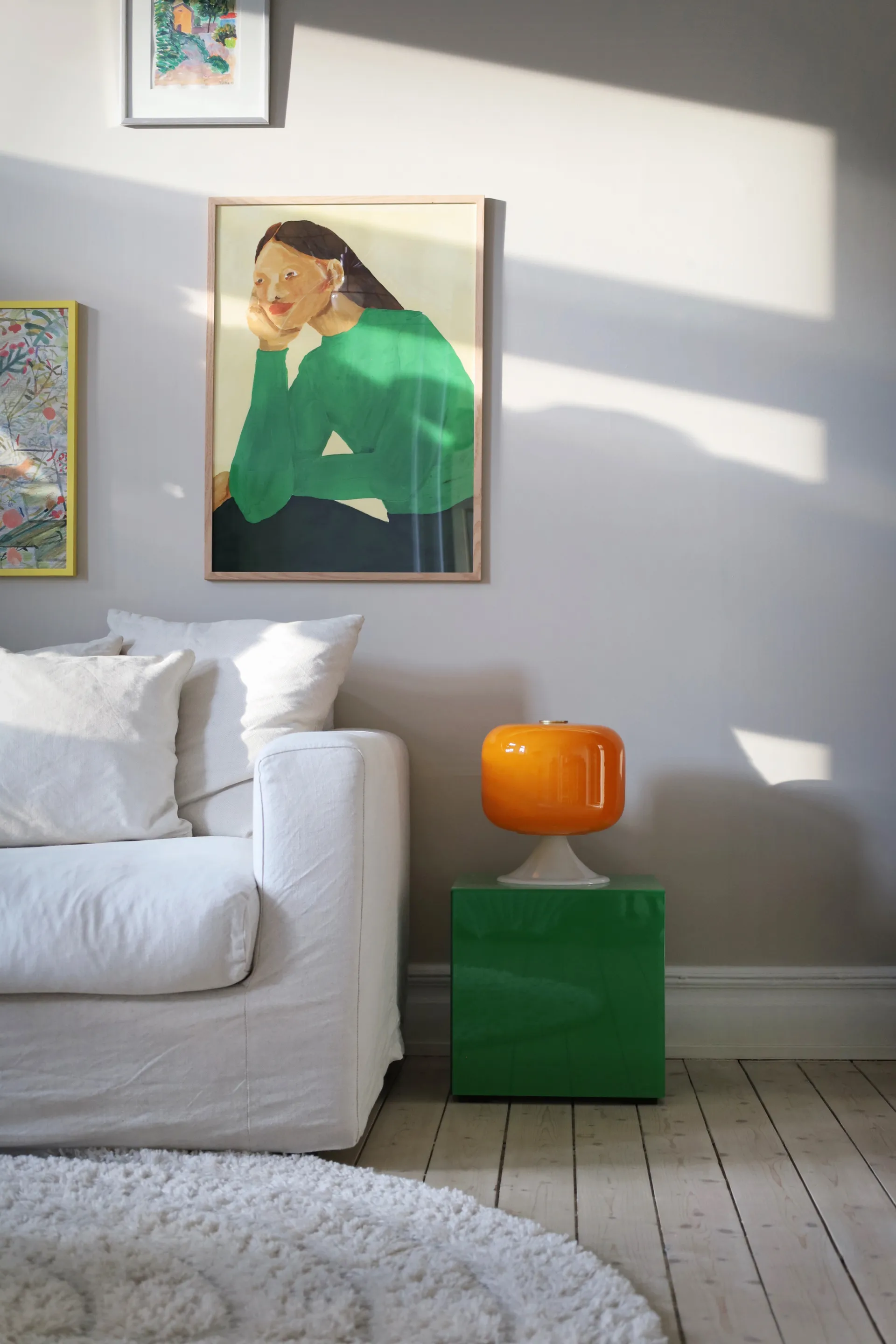 Bullen 25 Tischleuchte, Orange Globen Lighting