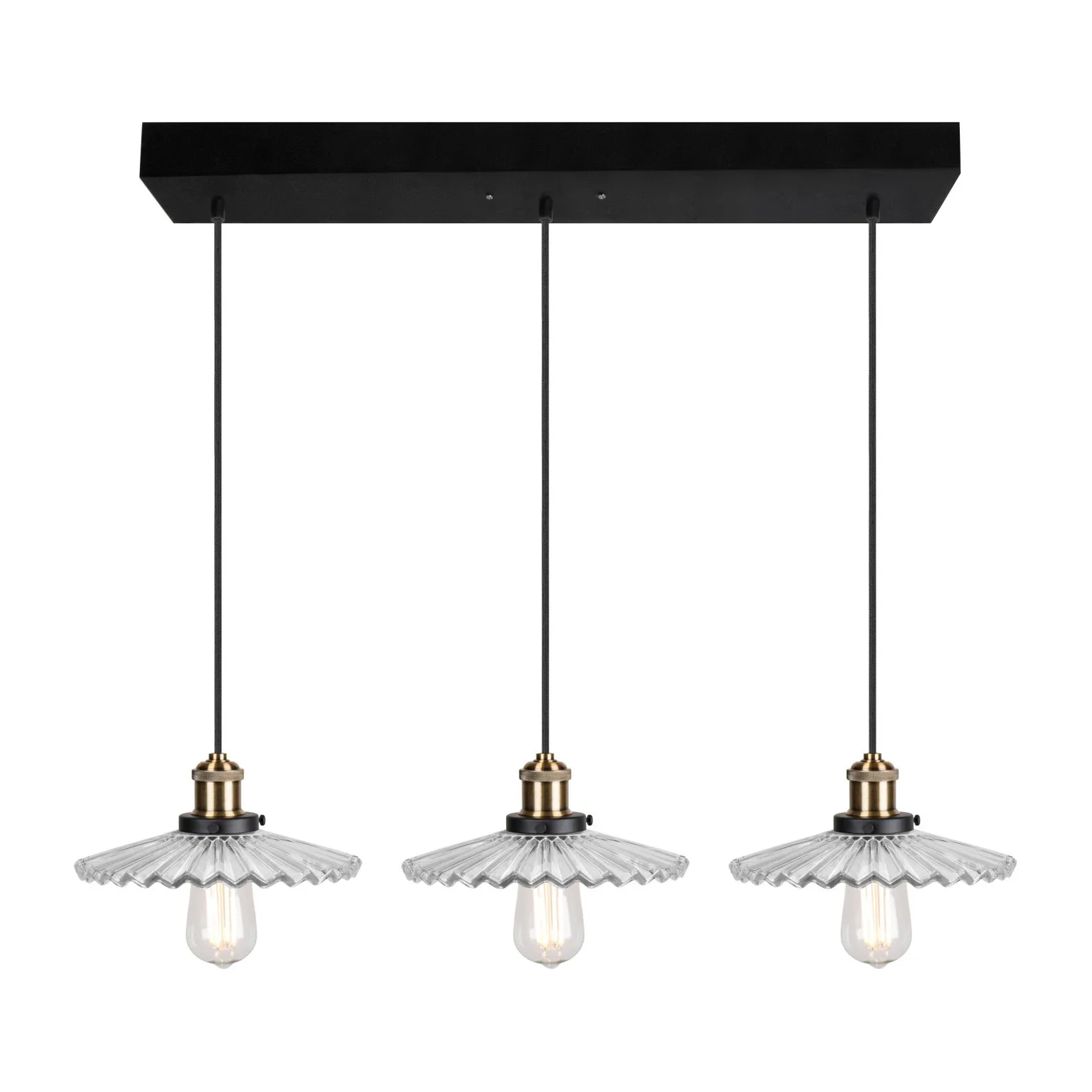 Cobbler 3 Pendelleuchte 91cm, Klar Globen Lighting