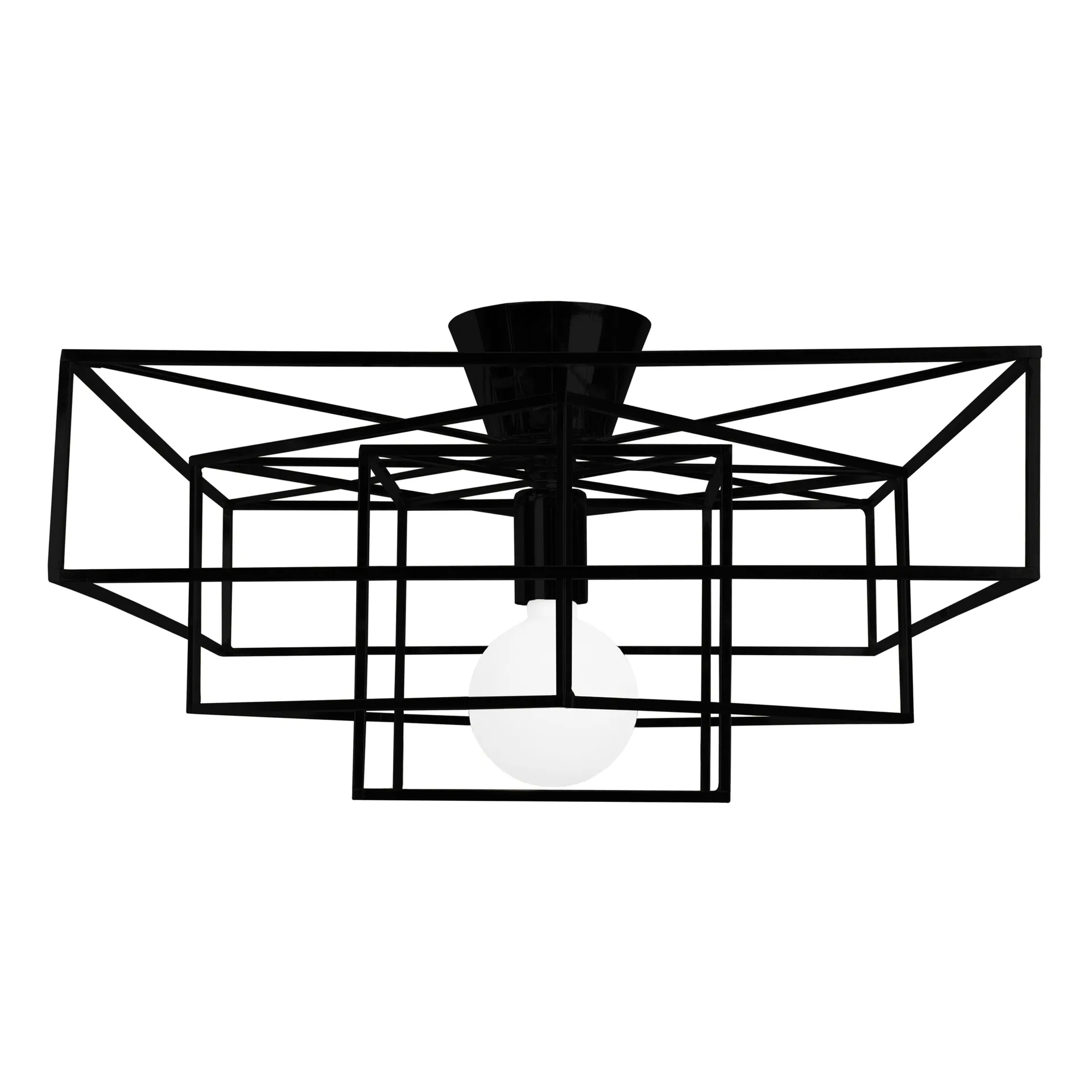 Cube Deckenleuchte, Schwarz Globen Lighting