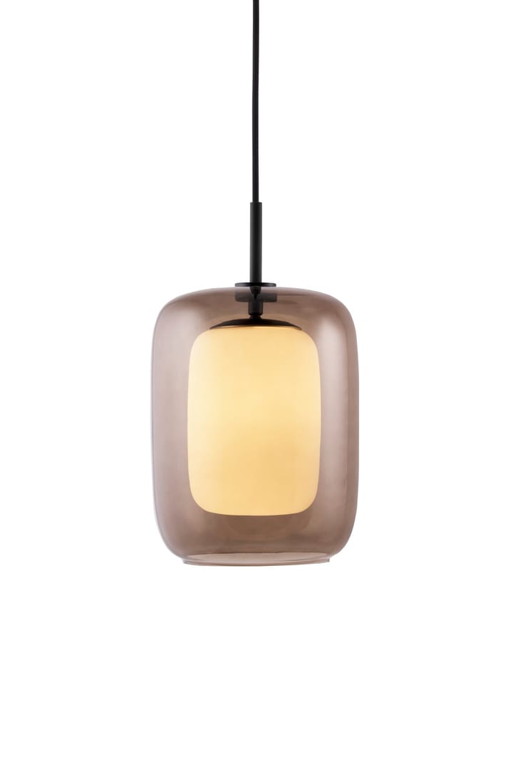 Cuboza Pendelleuchte Ø20cm - Braun-weiß - Globen Lighting
