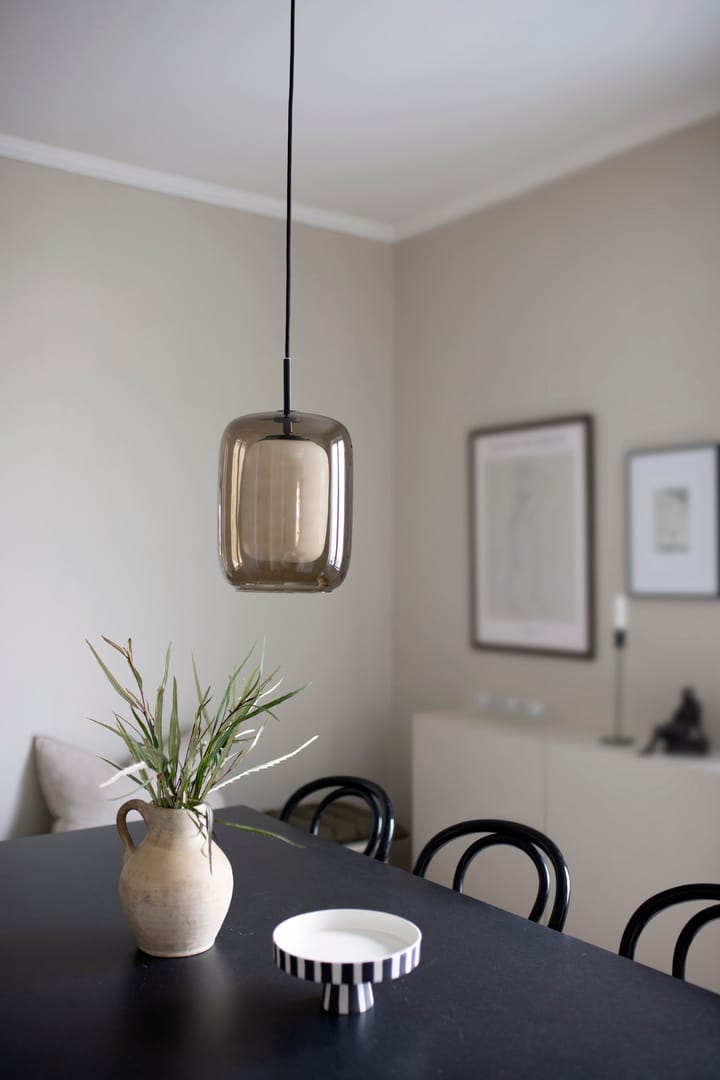 Cuboza Pendelleuchte Ø20cm, Braun-weiß Globen Lighting