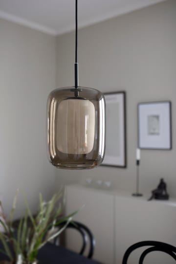 Cuboza Pendelleuchte Ø20cm - Braun-weiß - Globen Lighting