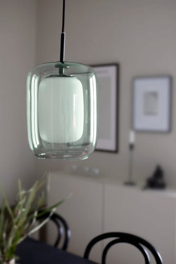 Cuboza Pendelleuchte Ø20cm - Grün-weiß - Globen Lighting