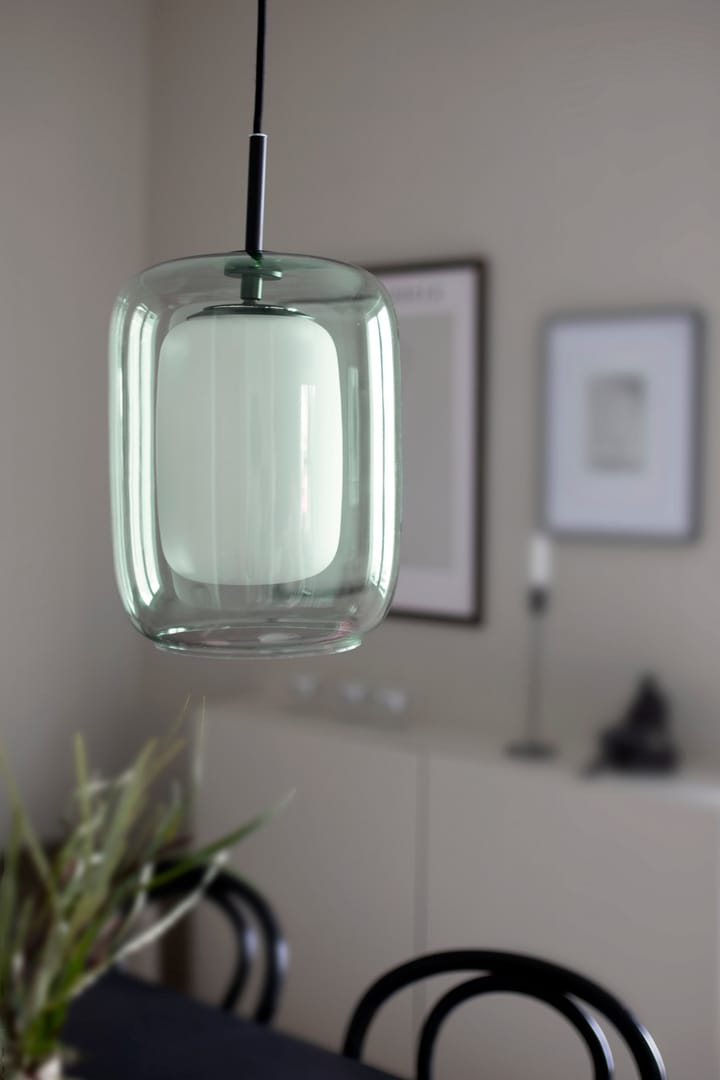 Cuboza Pendelleuchte Ø20cm, Grün-weiß Globen Lighting