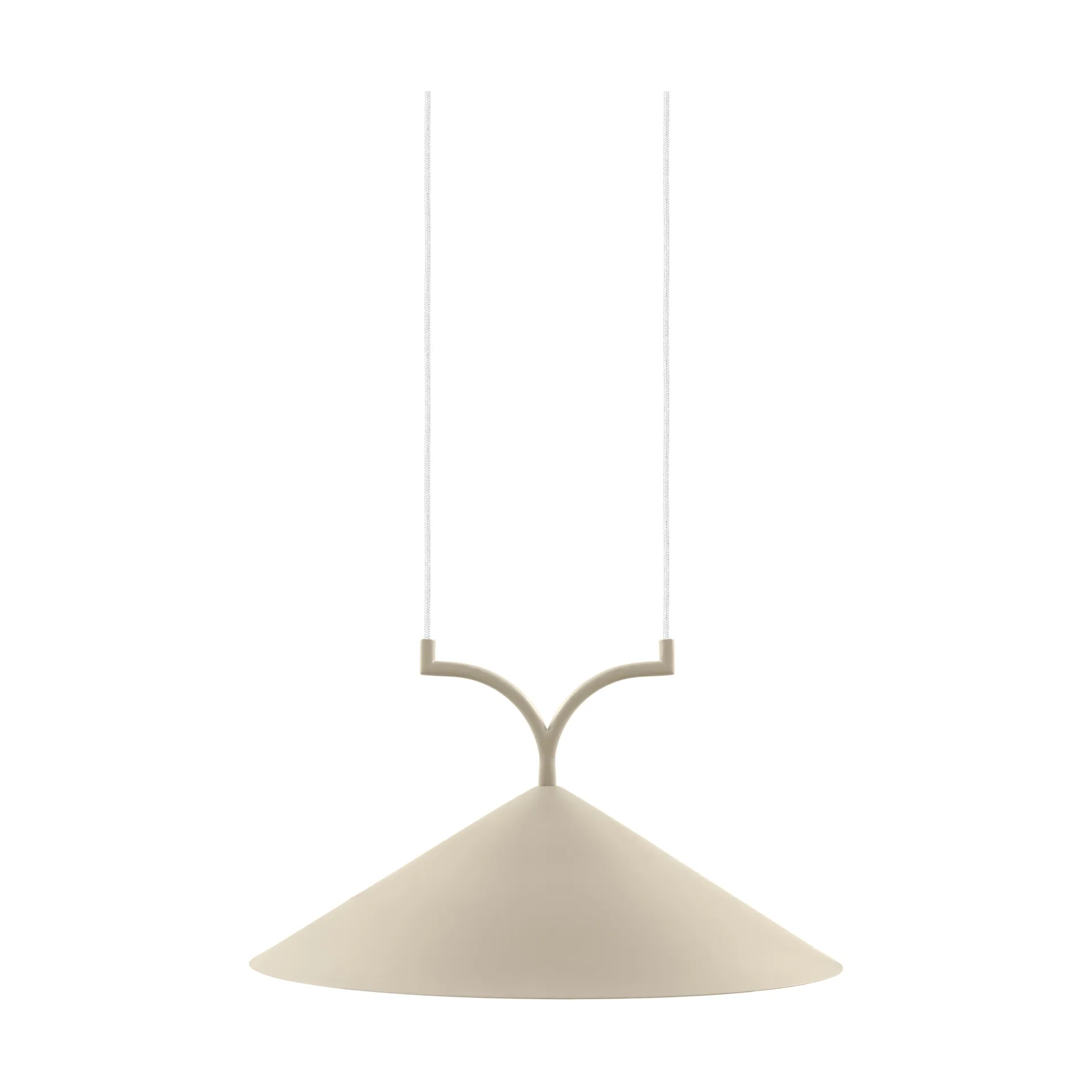 Curve Pendelleuchte 50, Beige Globen Lighting