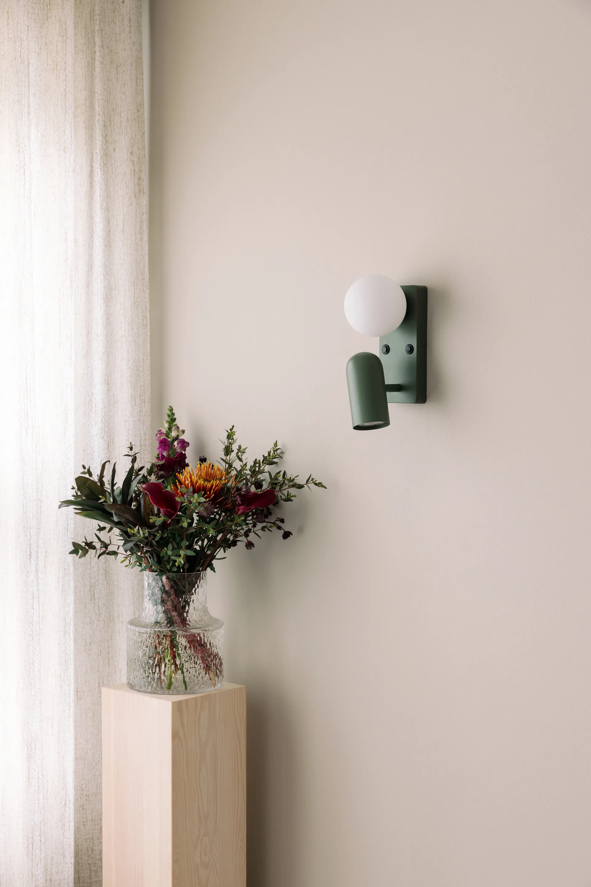 Doppio Wandleuchte, Grün Globen Lighting