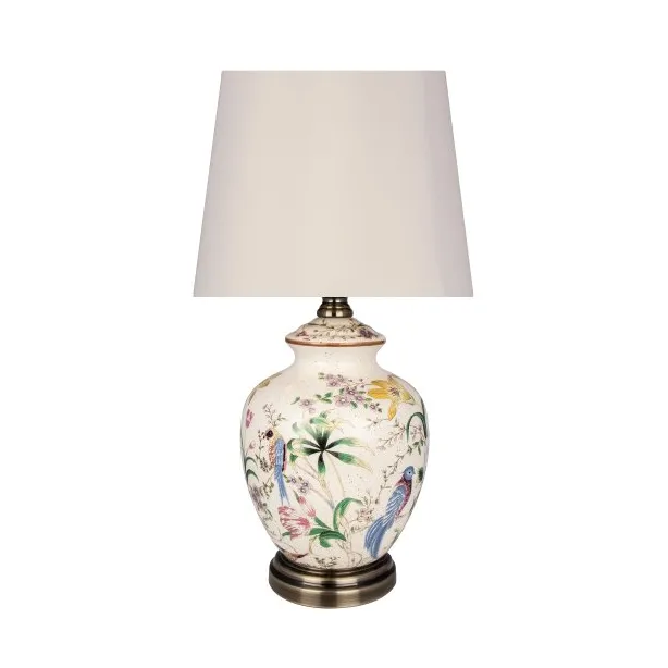 Eden Tischleuchte 45 cm, Weiß Globen Lighting