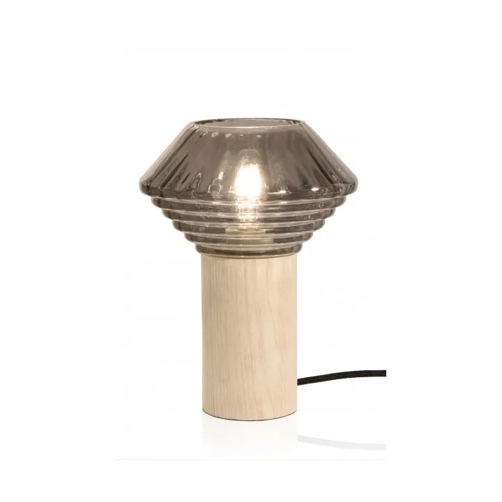 Edge Tischleuchte 30 cm, Smoke Globen Lighting