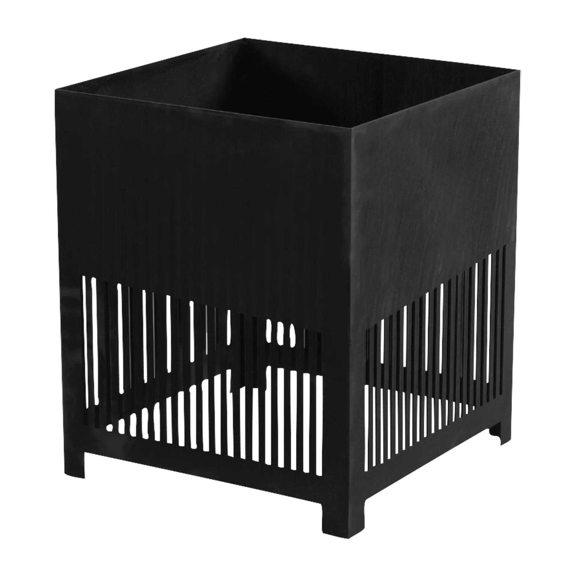 Falsterbo Stehleuchte/Blumentopf 40cm, Schwarz Corten Globen Lighting