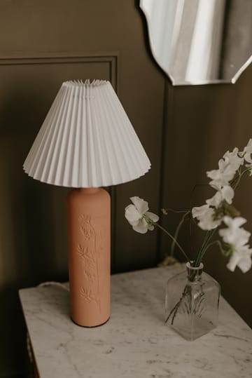Flora Tischleuchte 46cm - Terrakotta - Globen Lighting