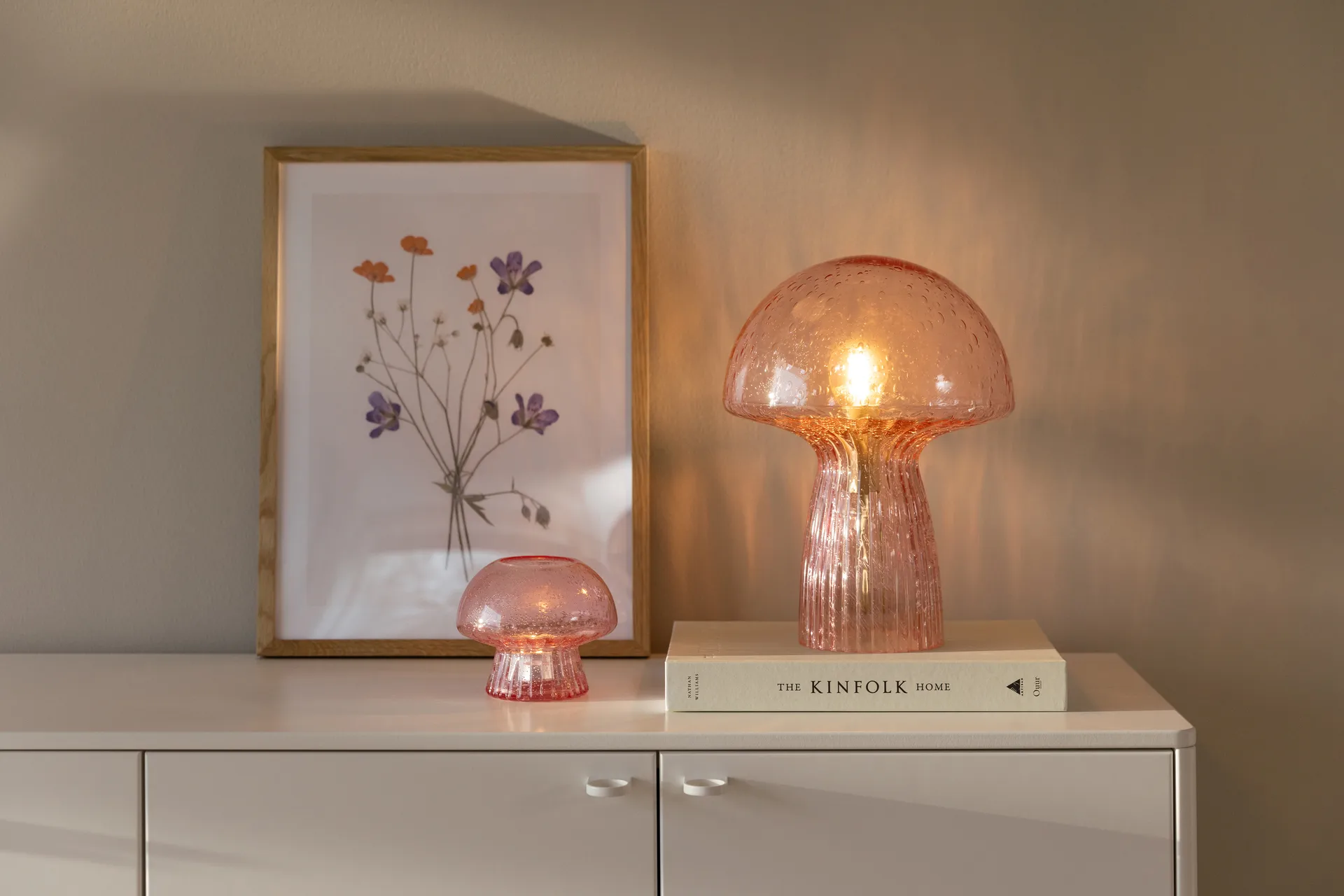 Fungo 12 Teelichthalter Special Edition, Rosa Globen Lighting