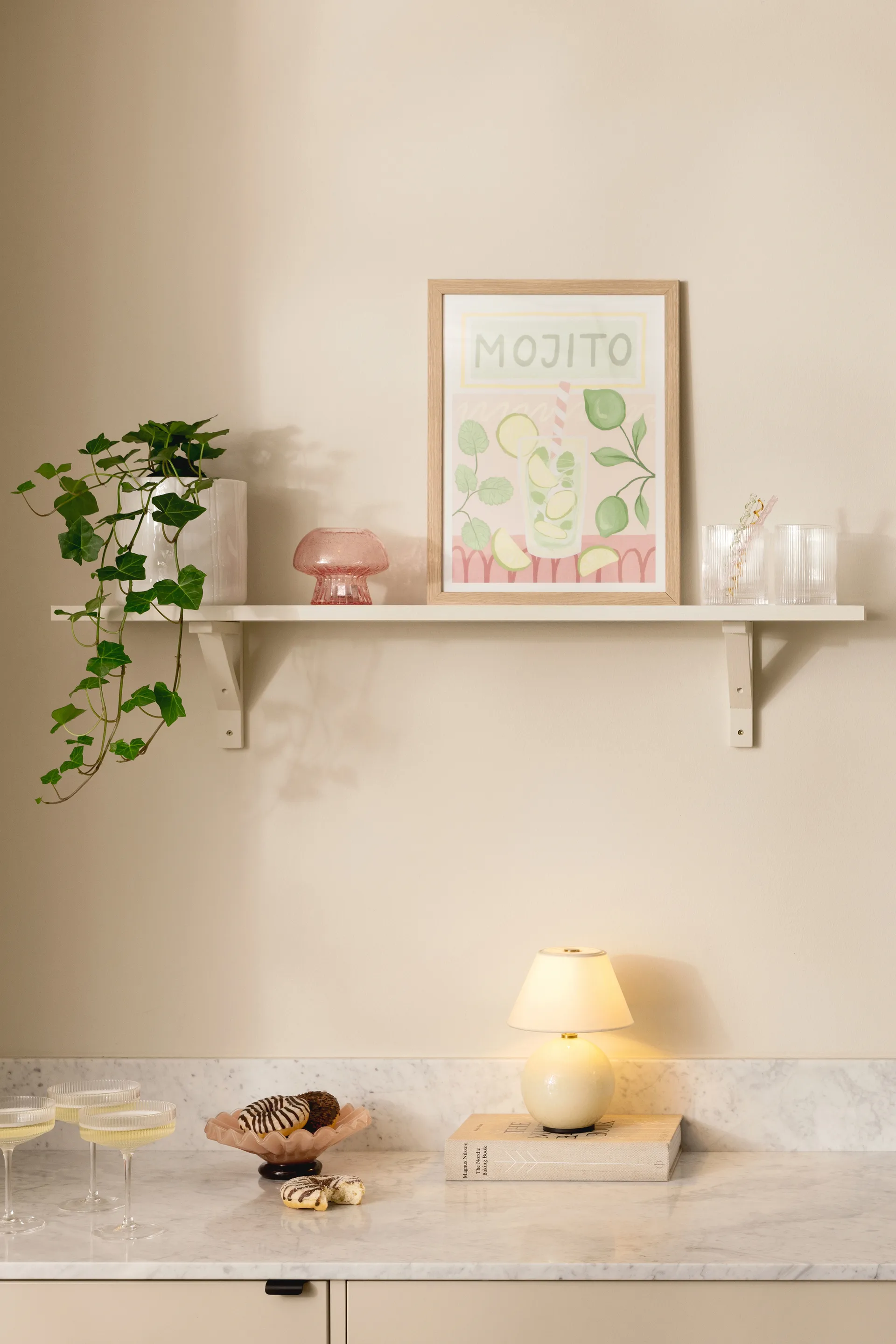 Fungo 12 Teelichthalter Special Edition, Rosa Globen Lighting