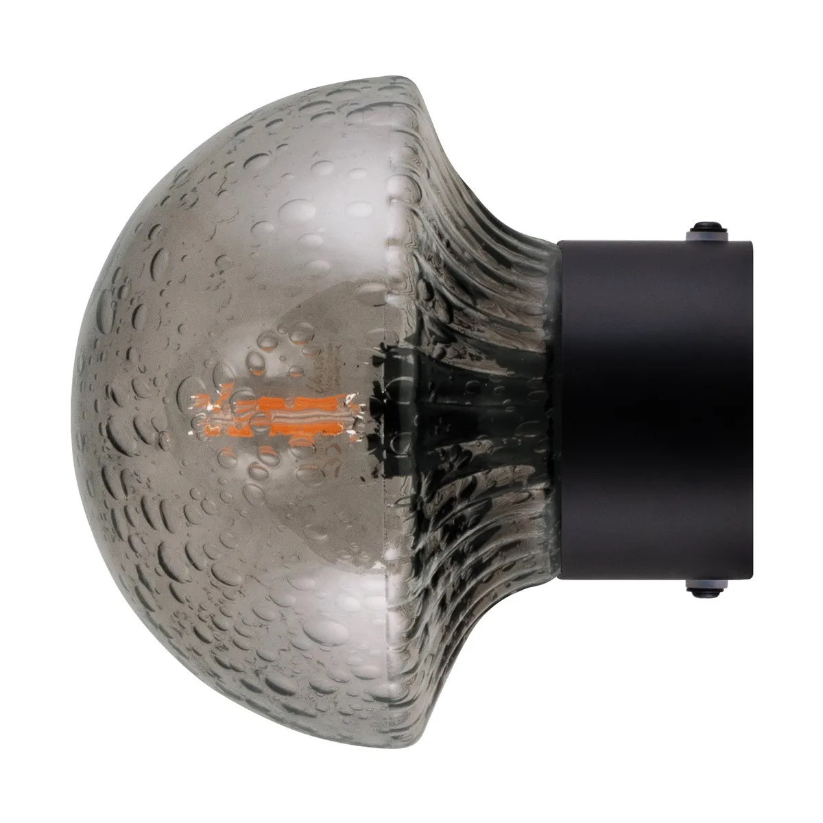 Globen Lighting Fungo Deckenleuchte Ø16 cm Rauch-schwarz