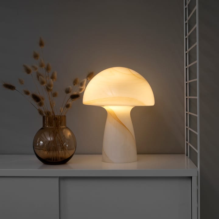 Fungo Tischleuchte beige - 30cm - Globen Lighting