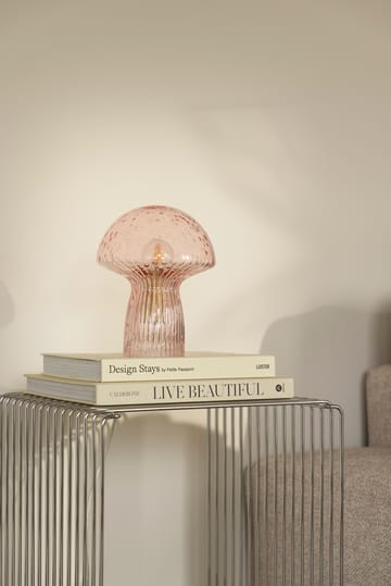 Fungo Tischleuchte Special Edition Rosa - Ø16 cm, H:20 cm - Globen Lighting