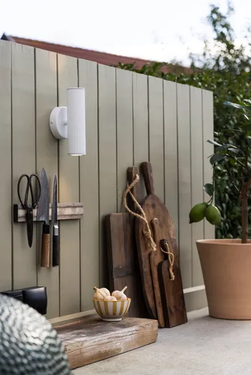 Hubble up/down Wandleuchte Fassadenbeleuchtung - Weiß - Globen Lighting