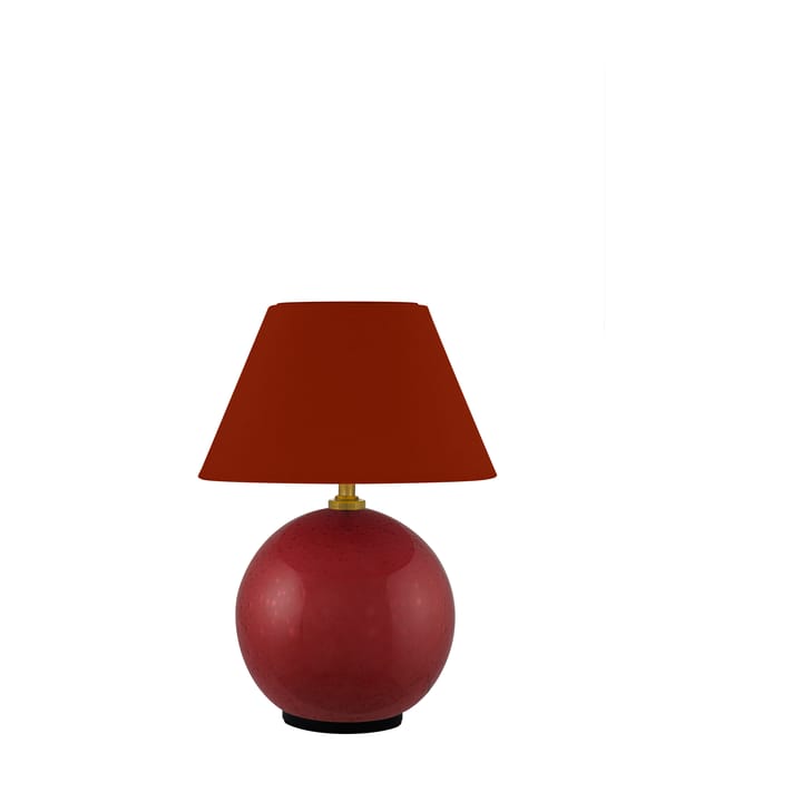 Iris 16 tragbare Tischlampe, Burgunder Globen Lighting