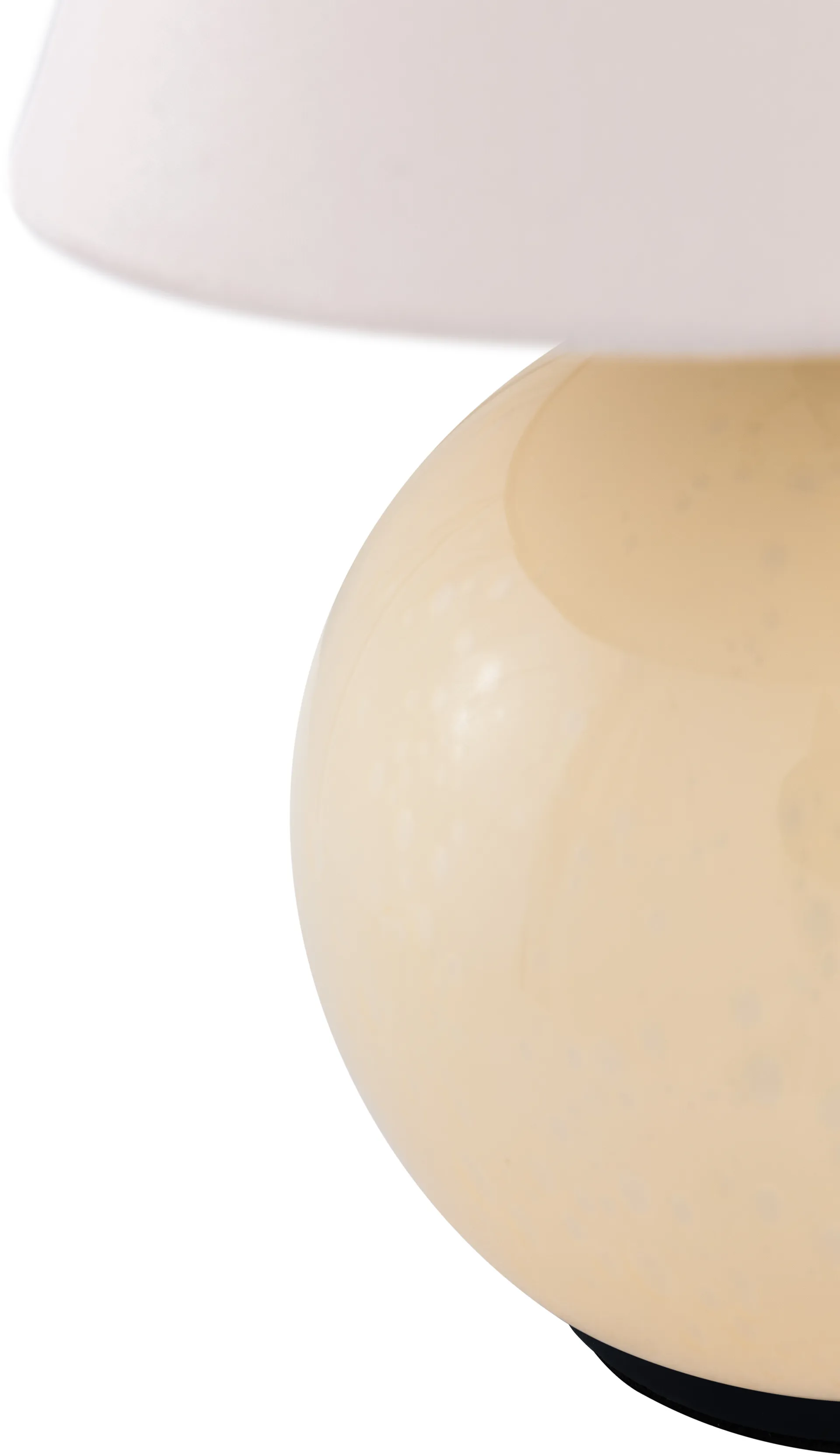 Iris 16 tragbare Tischlampe, Creme Globen Lighting