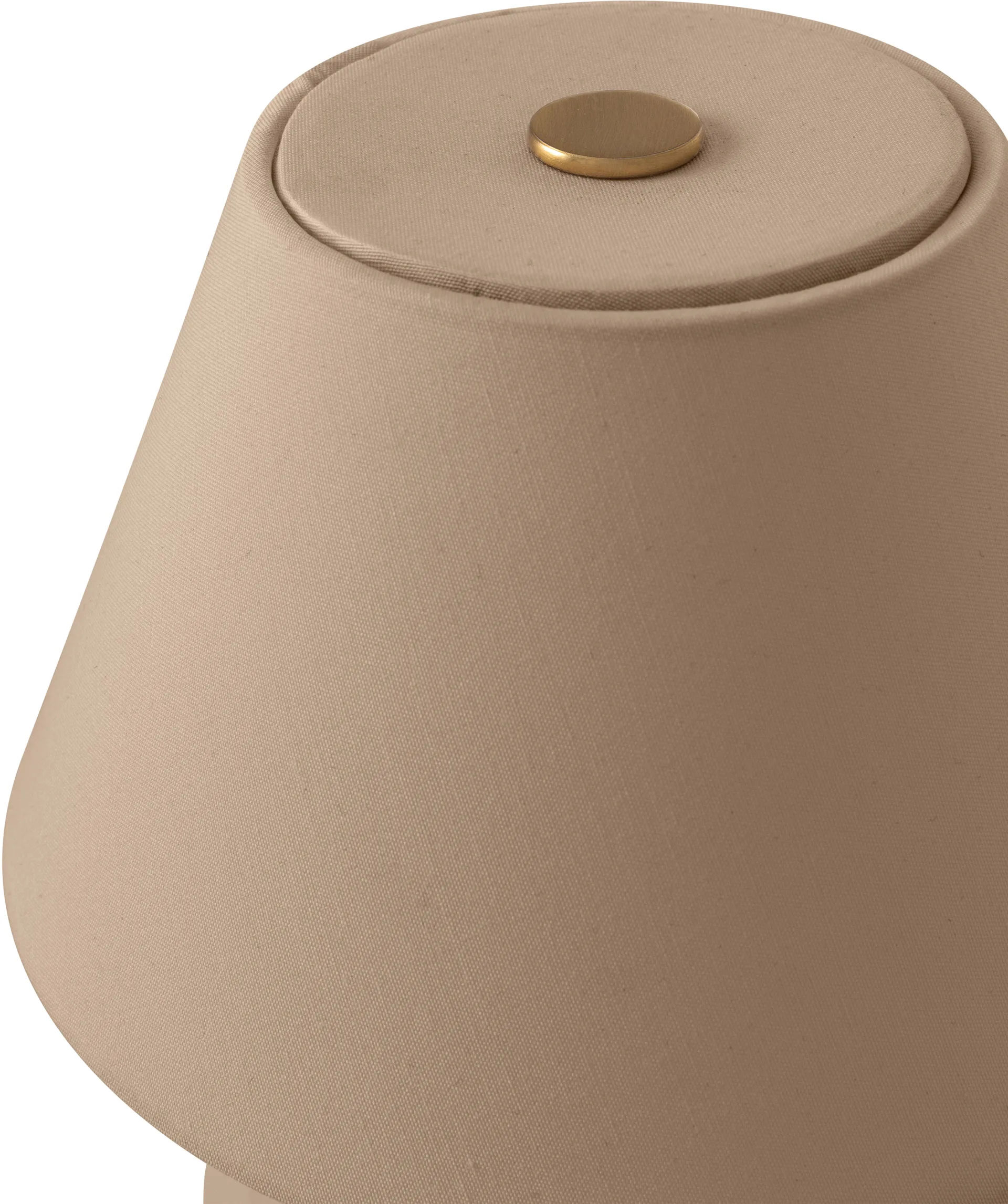 Iris 16 tragbare Tischlampe, Mocha Globen Lighting