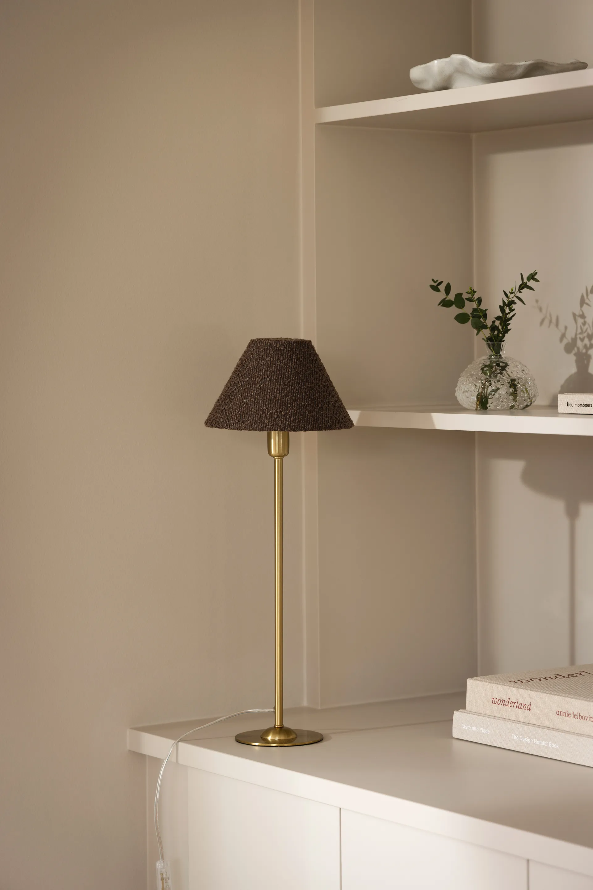 Iris 20 Lampenschirm, Bouclé mocha Globen Lighting