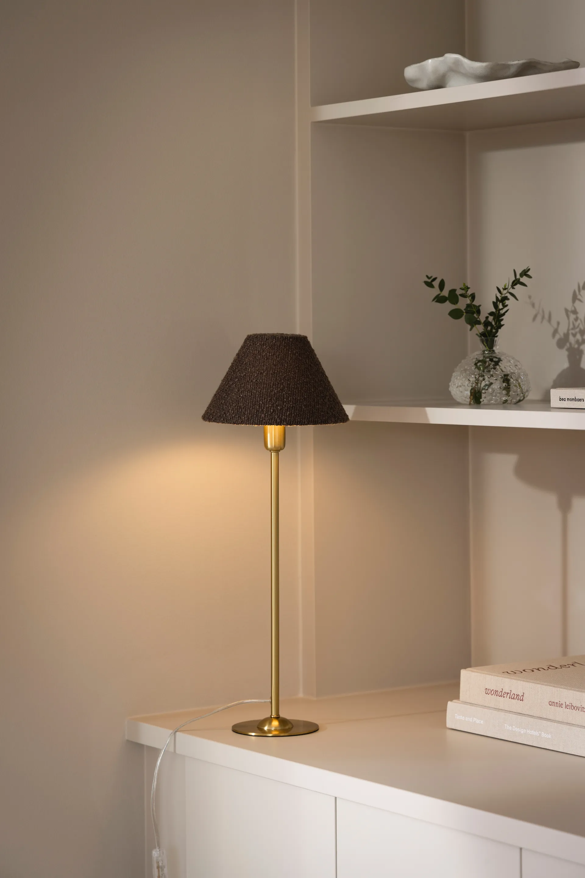 Iris 20 Lampenschirm, Bouclé mocha Globen Lighting