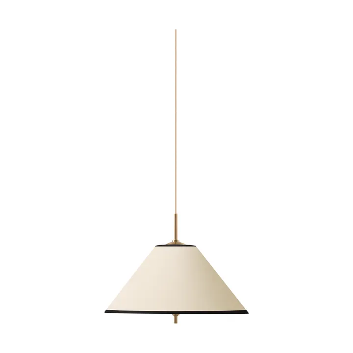 Iris Pendelleuchte 25 - Creme-Schwarz (Weiß-goldfarben) - Globen Lighting