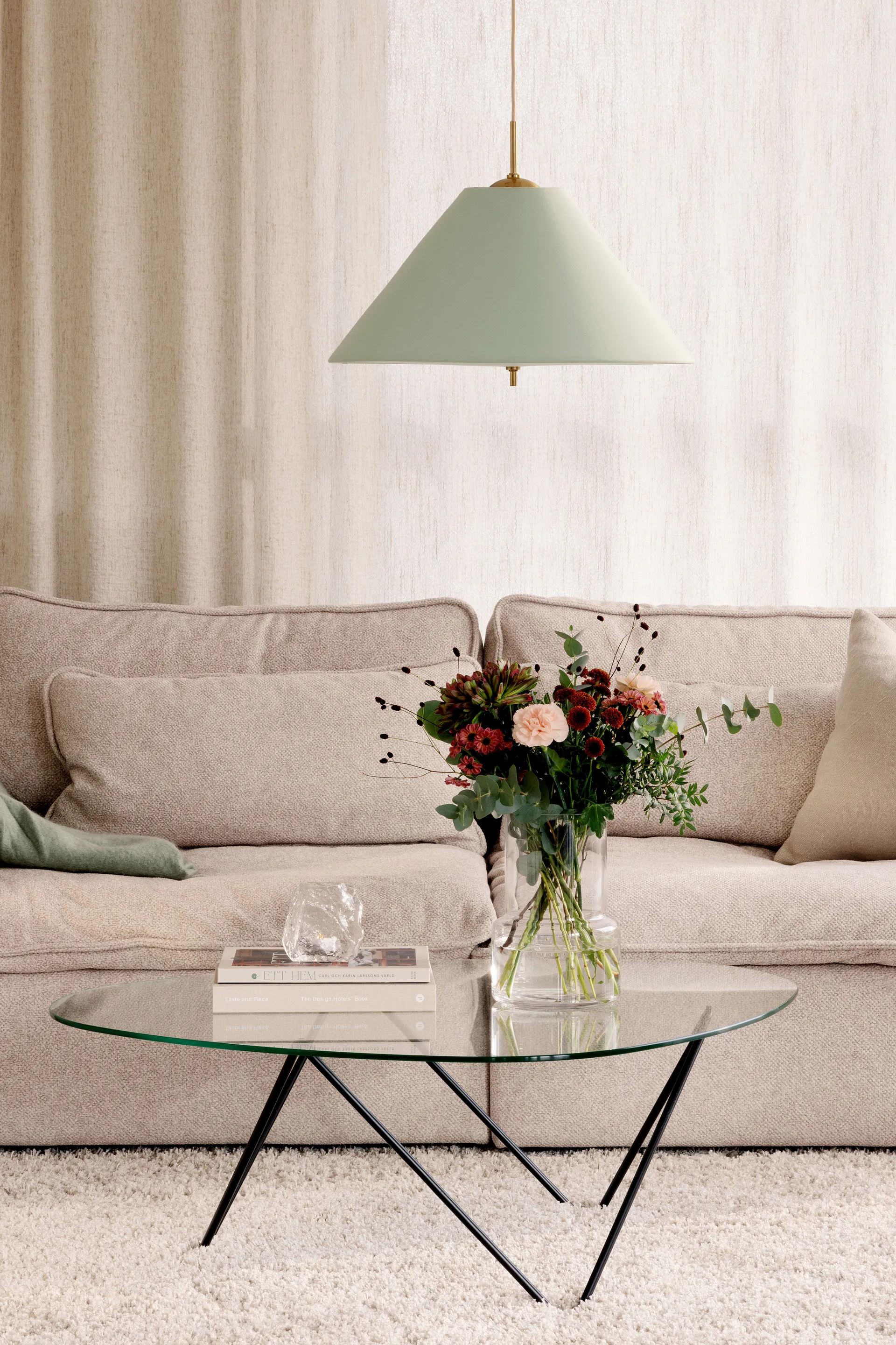 Iris Pendelleuchte 50, Grün Globen Lighting