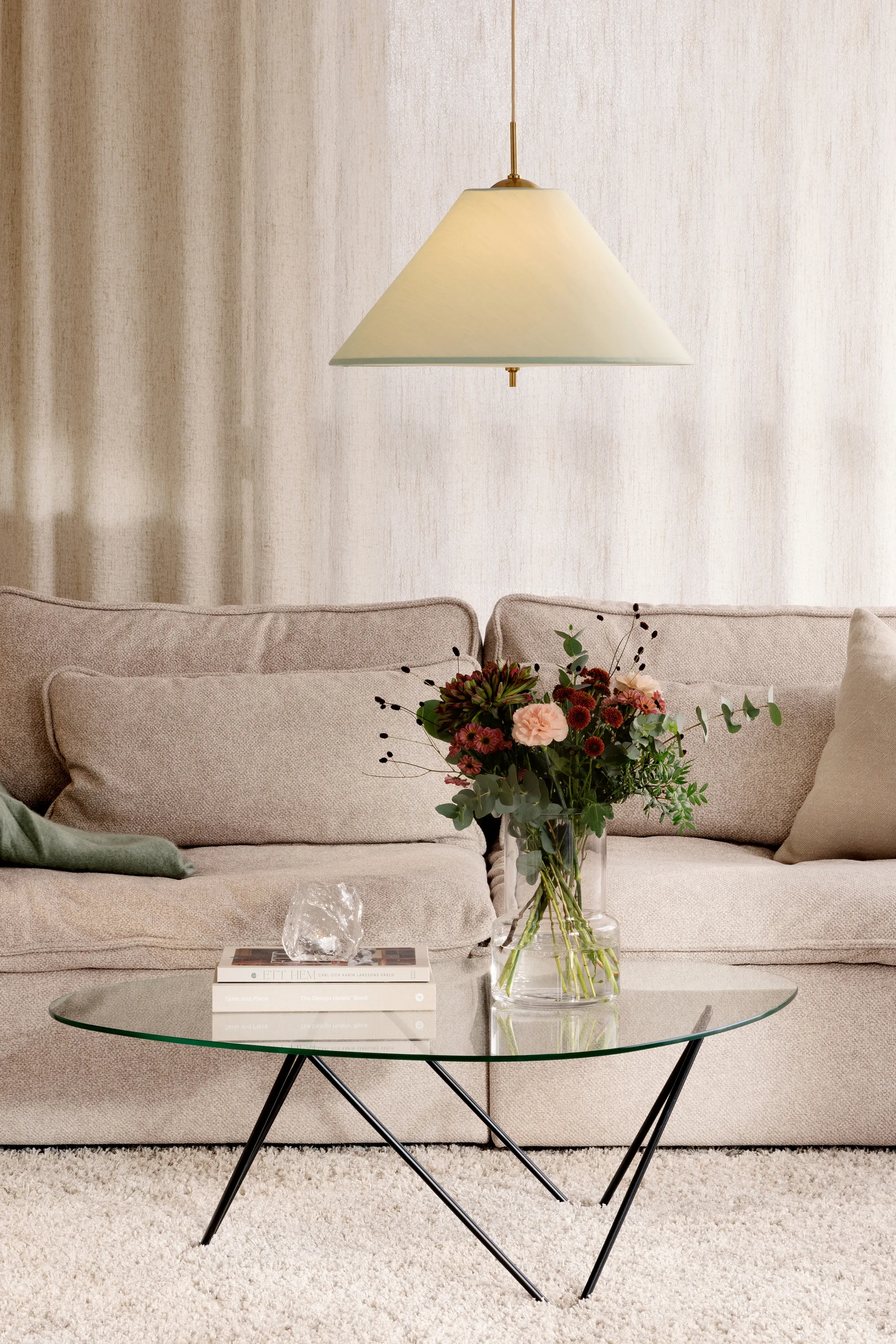 Iris Pendelleuchte 50, Grün Globen Lighting