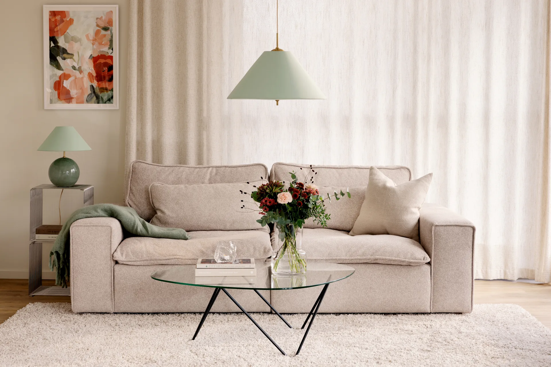 Iris Pendelleuchte 50, Grün Globen Lighting