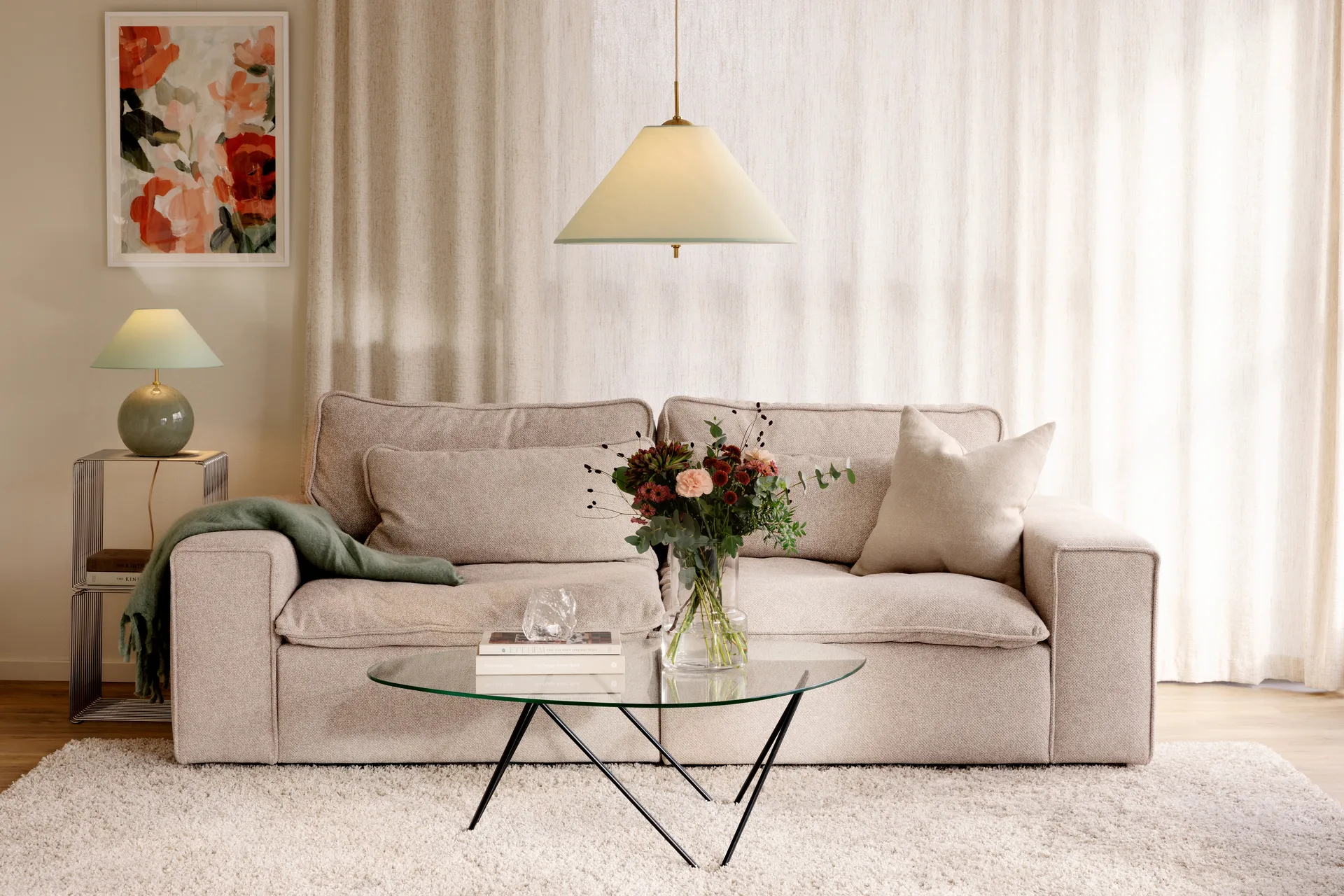 Iris Pendelleuchte 50, Grün Globen Lighting