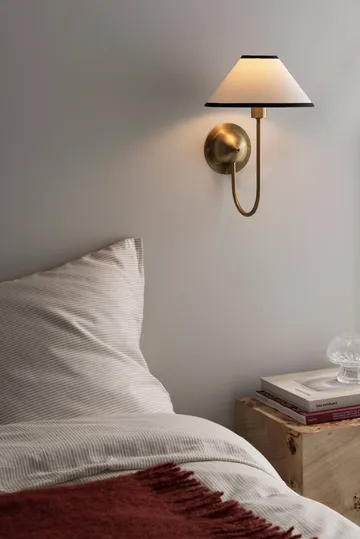 Iris Wandleuchte - Creme-Schwarz - Globen Lighting