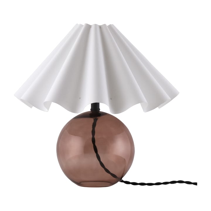 Judith Tischleuchte Ø30cm - Braun-weiß - Globen Lighting
