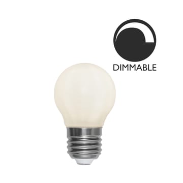 Lichtquelle E27 LED filament Kugel opal 45mm - 5W - Globen Lighting