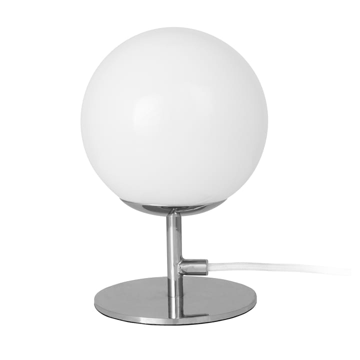 Luna Tischleuchte, weißes Kabel - Chrom-weiß - Globen Lighting